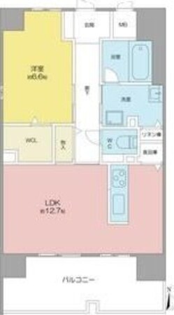 高畑T-2マンションの物件間取画像